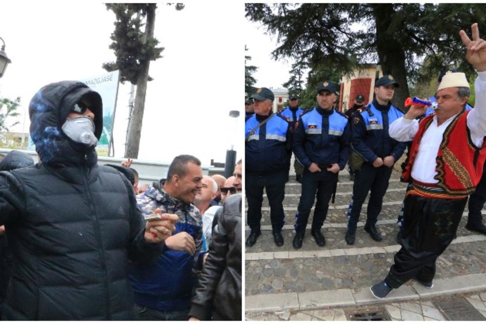 PONOVO HAOS U TIRANI: Demonstranti napali Parlament, policija uzvratila suzavcem i VODENIM TOPOVIMA! (FOTO, VIDEO)