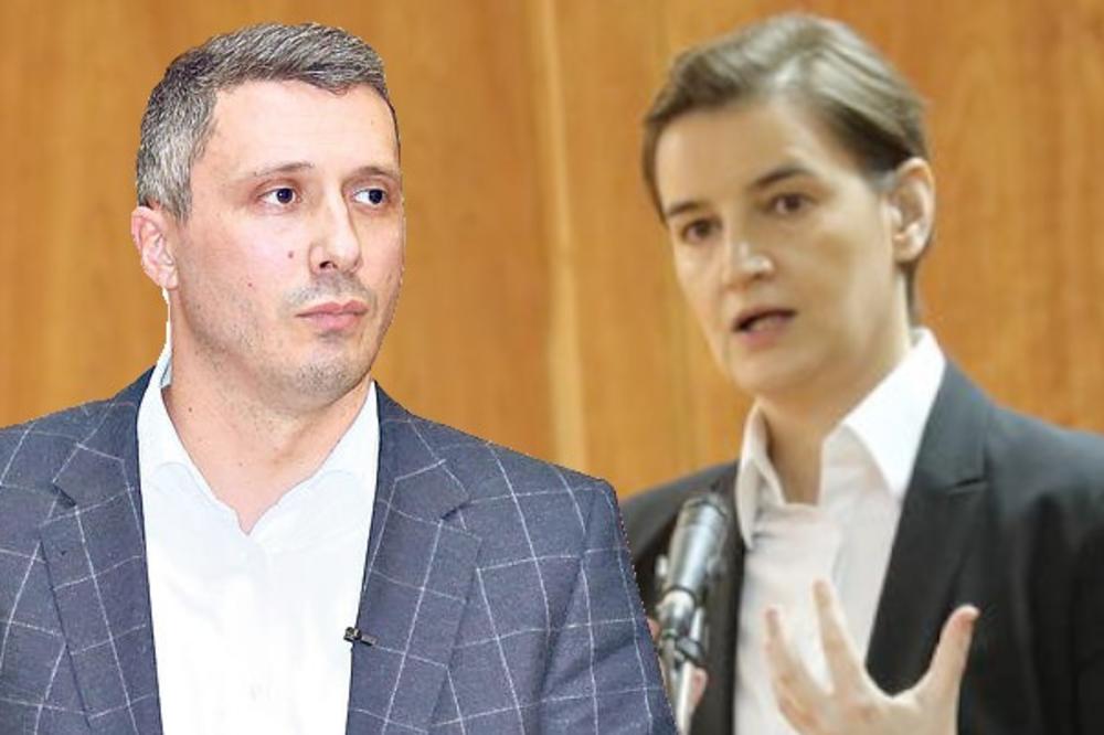 ANA BRNABIĆ ODGOVORILA BOŠKU: Ne plašim se i neću ulaziti na sporedni ulaz jer me nasilnici iz Dveri čekaju na glavnom!