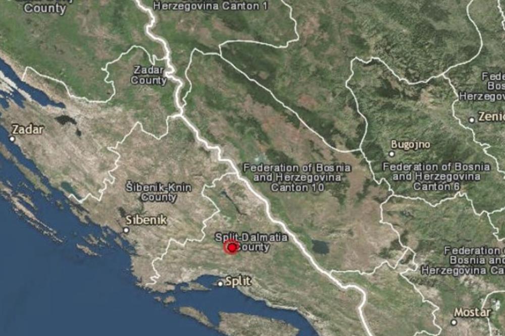 TRESLA SE HRVATSKA: Jak zemljotres od 4,2 stepena pogodio Split! Sve se treslo, a zvuk je bio JEZIV! (FOTO)