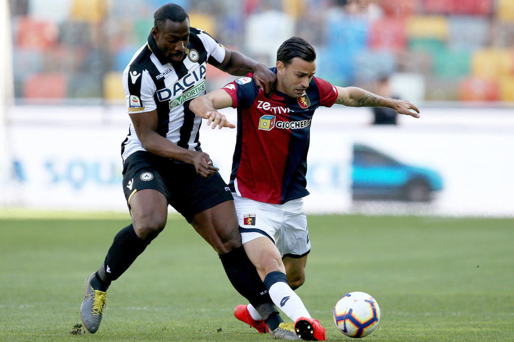 KEC NA FRIULIJU: Udineze pobedio Đenovu, Lazović igrao prvo poluvreme