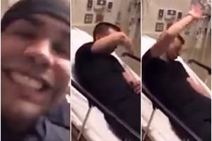 POLICAJAC ZGROZIO CELU ZEMLJU: Brutalno išamarao čoveka koji je krvav ležao u bolničkom krevetu, čak sve snimao i smejao se! (UZNEMIRUJUĆE)