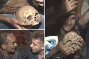 SA LOBANJOM POKOJNOG DEDE PROSLAVIO TITULU: Iskopao posmrtne ostatke, pa ljubio kosti i slavio trijumf do zore (VIDEO)