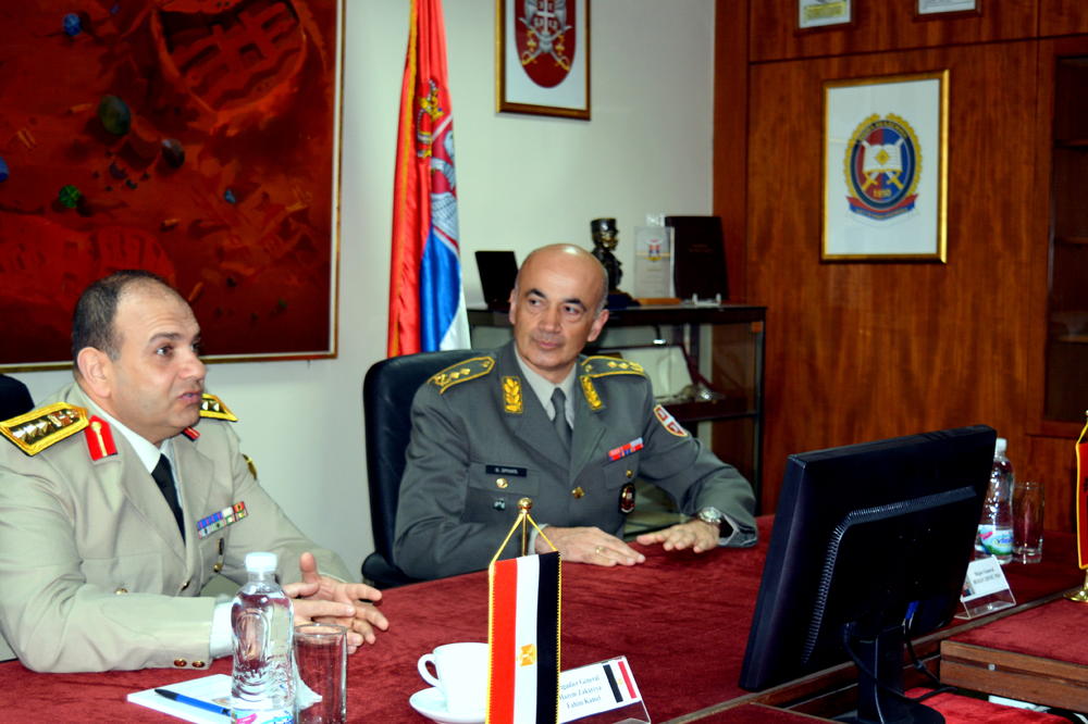 SARADNJA: Poseta delegacije Vojnotehničkog koledža oružanih snaga AR Egipta Vojnoj akademiji Vojske Srbije