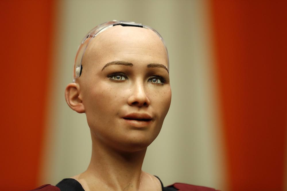 POMETNJA U SVETU UMETNOSTI Talentovani robot Sofija stvorila digitalno delo prodato za skoro 700.000 dolara! (VIDEO)