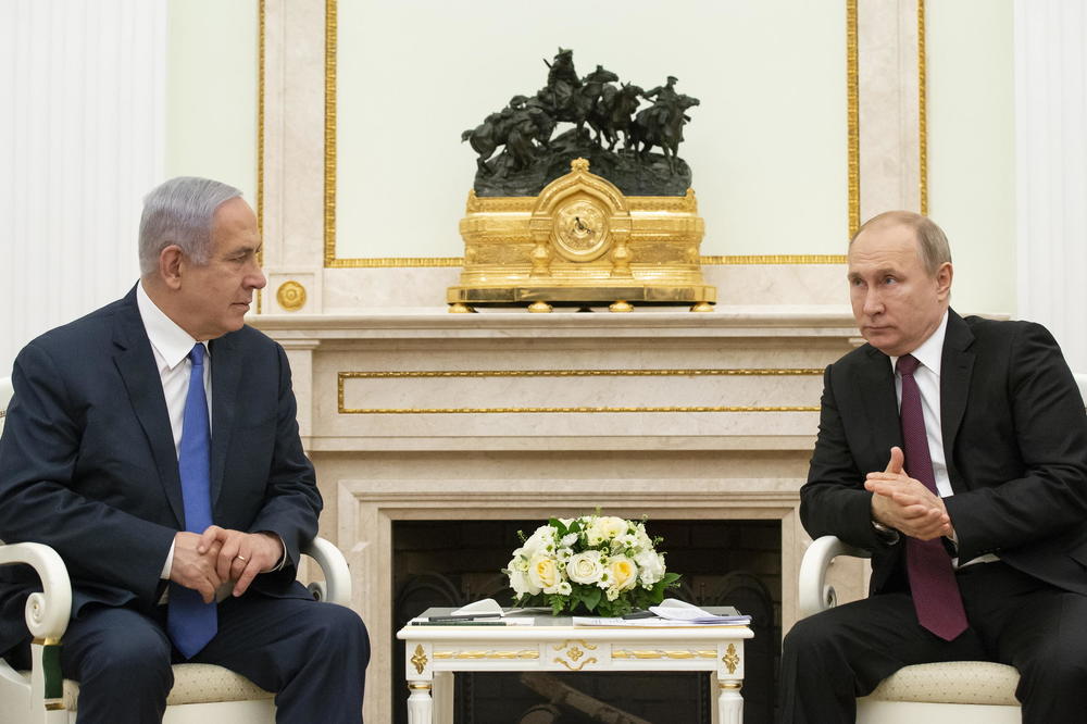 PUTIN I NETANIJAHU RAZGOVARALI TELEFONOM: Dogovorena bolja vojna koordinacija Izraela i Rusije!