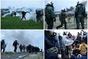 GORI SEVER GRČKE: Migranti kamenjem udarili na policiju, u suzavcu se gušila i deca! SEVERNA MAKEDONIJA pažljivo prati situaciju (FOTO)