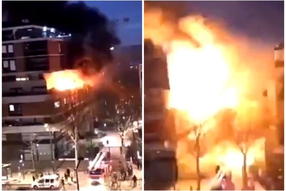PAKAO U CENTRU PARIZA: Zgradu je zahvatio požar, a onda je sve iznenadila STRAVIČNA EKSPLOZIJA (VIDEO)