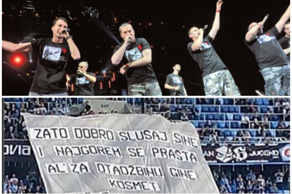 DA SE NAJEŽIŠ! DOGODINE U PRIZRENU ODJEKIVALO BRATISLAVOM: Zabranjena pesma Beogradskog sindikata na transparentu navijača Slovana! (VIDEO)