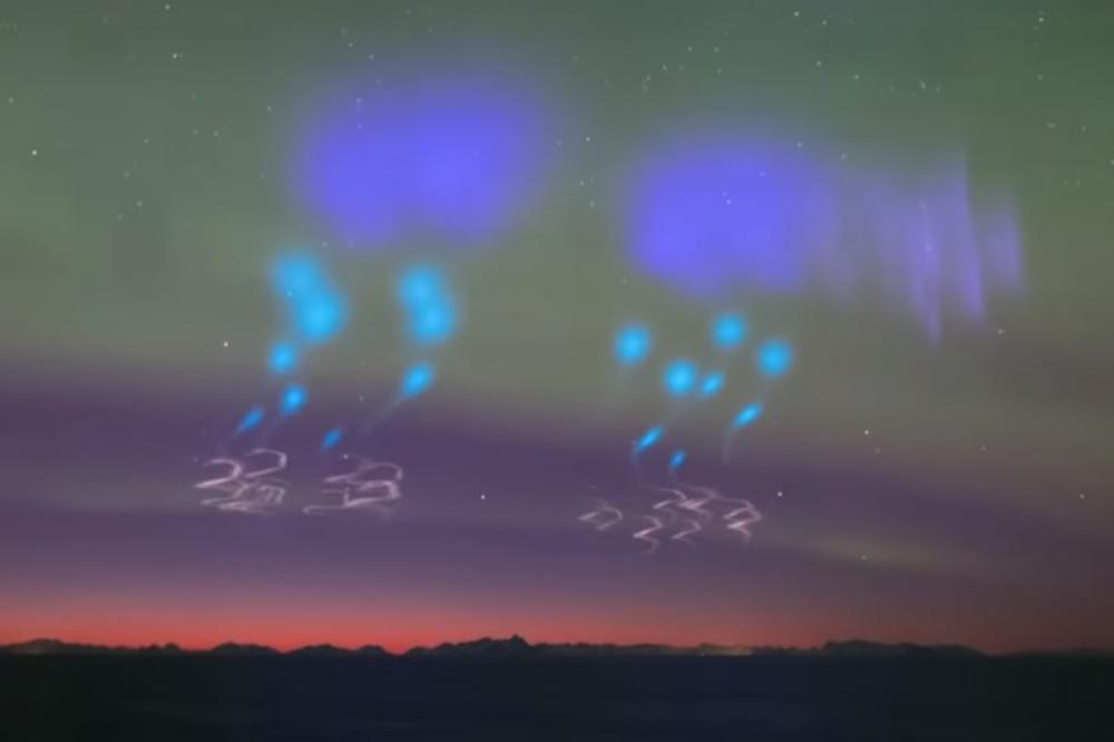 NORVEŽANI SE USPANIČILI: Na nebu se pojavila čudna svetla, svi pomislili da je NLO! Ubrzo je stiglo objašnjenje, evo o čemu se radi! (VIDEO)