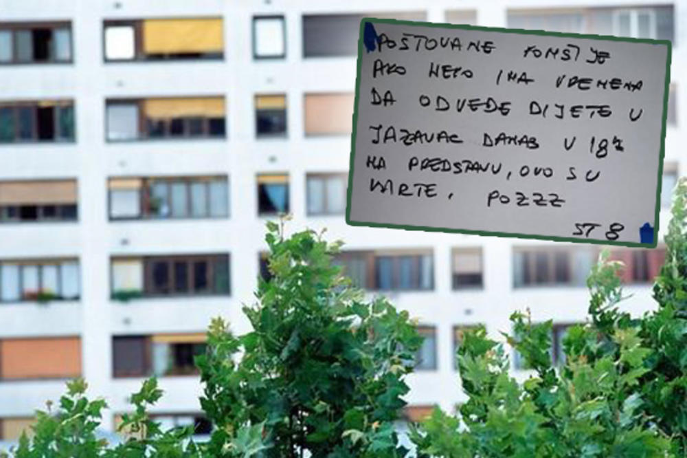 BRAVO ZA KOMŠIJU, MA KO BIO: Poruka iz jedne banjalučke zgrade oduševila region! (FOTO)