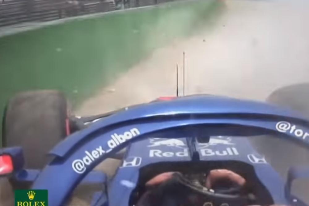 MNOGO POSLA ZA AUTOMEHANIČARE: Ovako izgleda bolid koji se brzinom 200 km/h zakucao u ogradu (VIDEO)