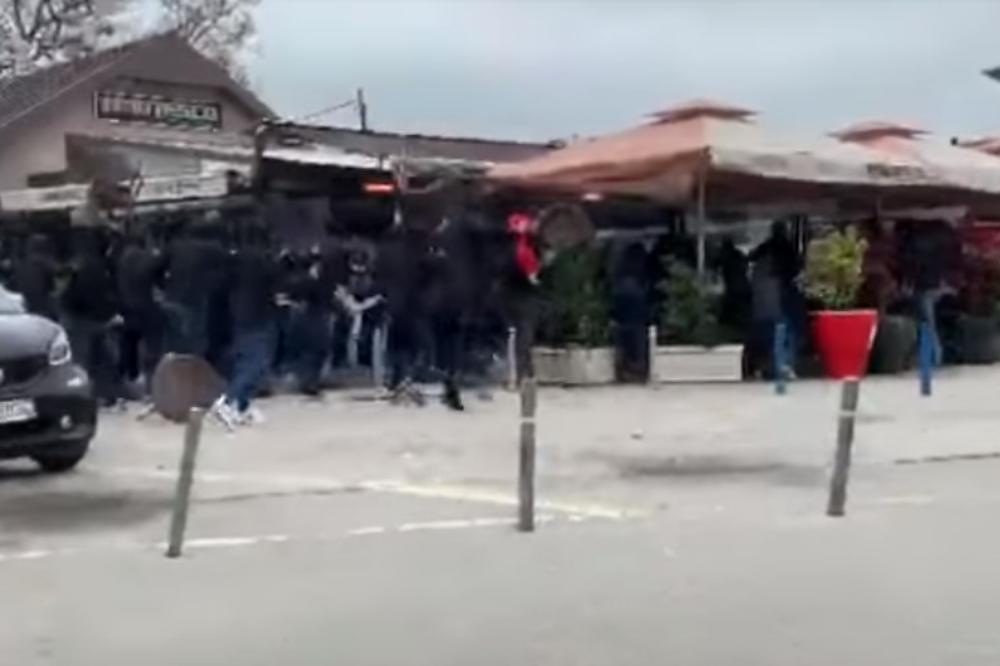 HAOS USRED ZAGREBA: Žestoka tuča navijača! Hrvatski huligani brutalno se sukobili u kafiću (VIDEO)