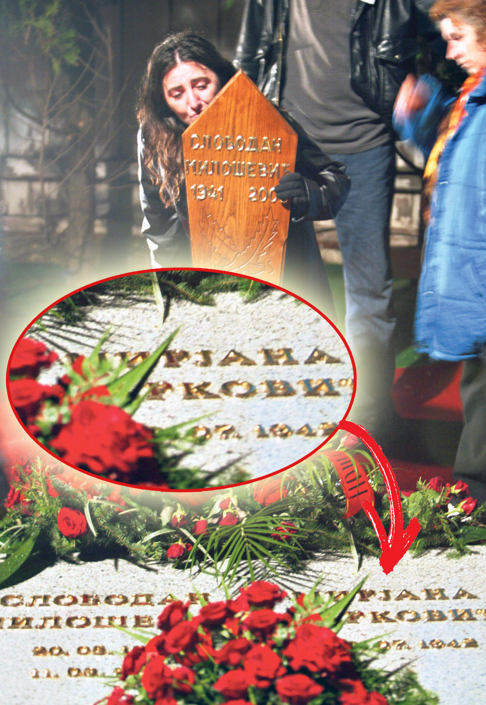 Požarevac... Njeno ime upisano na Miloševićevom grobu