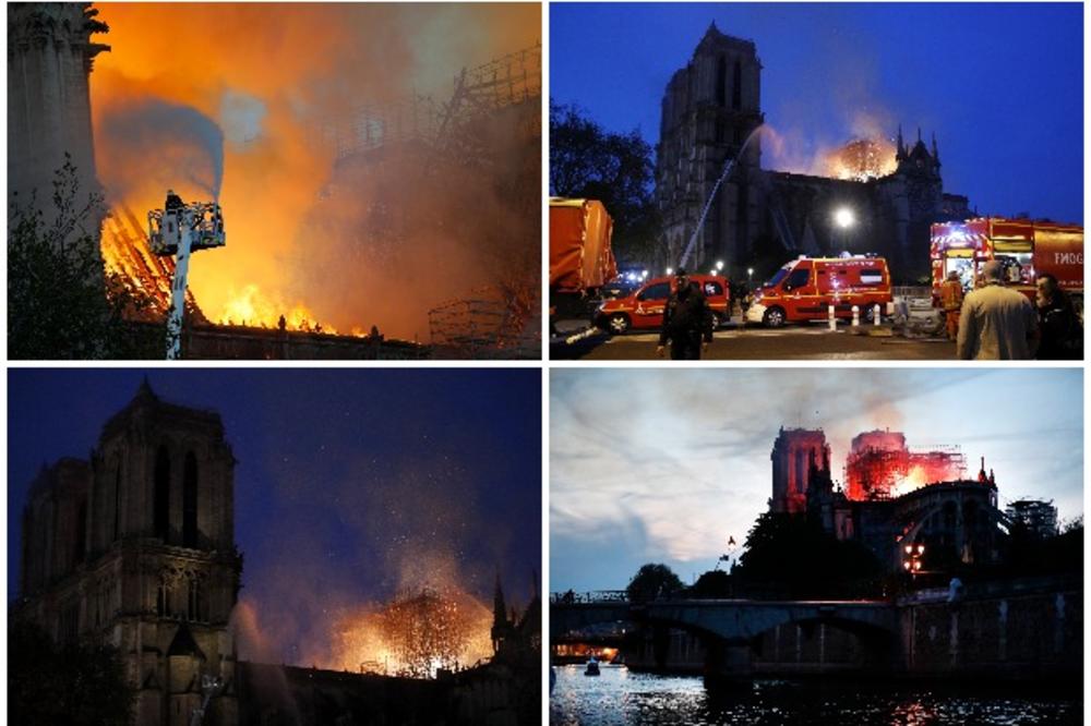 BITKA ZA NOTR DAM U SLIKAMA: Vatrogasci se za simbol Pariza borili srcem (FOTO)