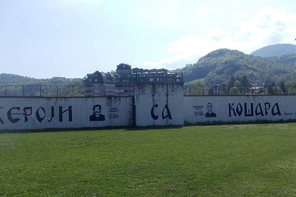 GRAFIT U ČAST HEROJA SA KOŠARA! U slavu poginulih srpskih boraca