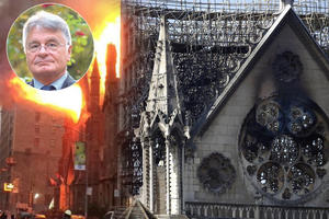NOVA TEORIJA ZAVERE!  Na isti način je zapaljena katedrala Notr Dam kao srpska crkva u Njujorku! Lučić otkriva ko stoji iza toga (VIDEO)