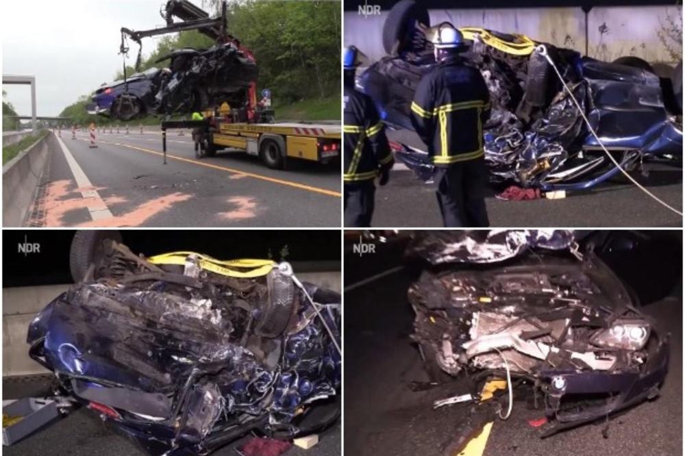 NEMAČKI MEDIJI: Vozač iz Srbije u BMW izazvao horor na auto-putu kod Hamburga! U punoj brzini se zakucao u ford, bacio ga 180 metara dalje?! Ima mrtvih (VIDEO, FOTO)