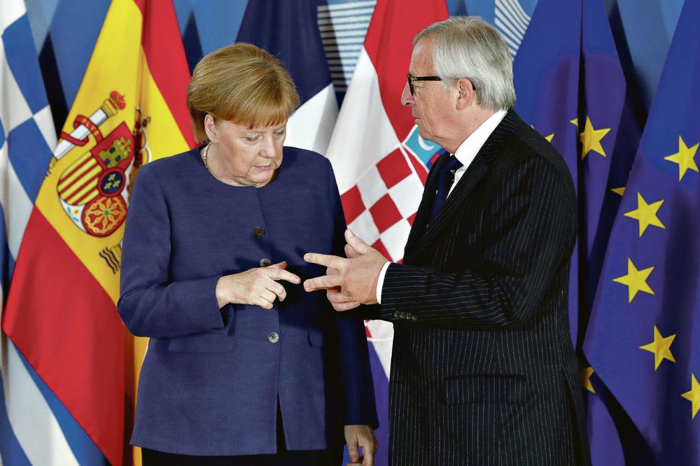 UOČI IZBORA ZA EVROPSKI PARLAMENT Angela na čelu EU, Junker je gura!