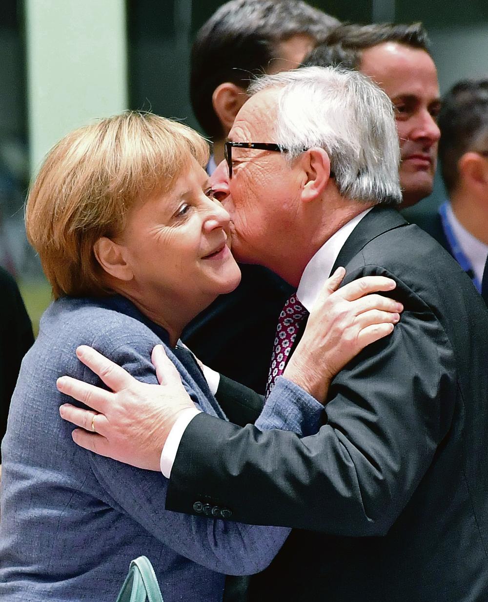 Odlično sarađuju... Angela Merkel i Žan-Klod Junker