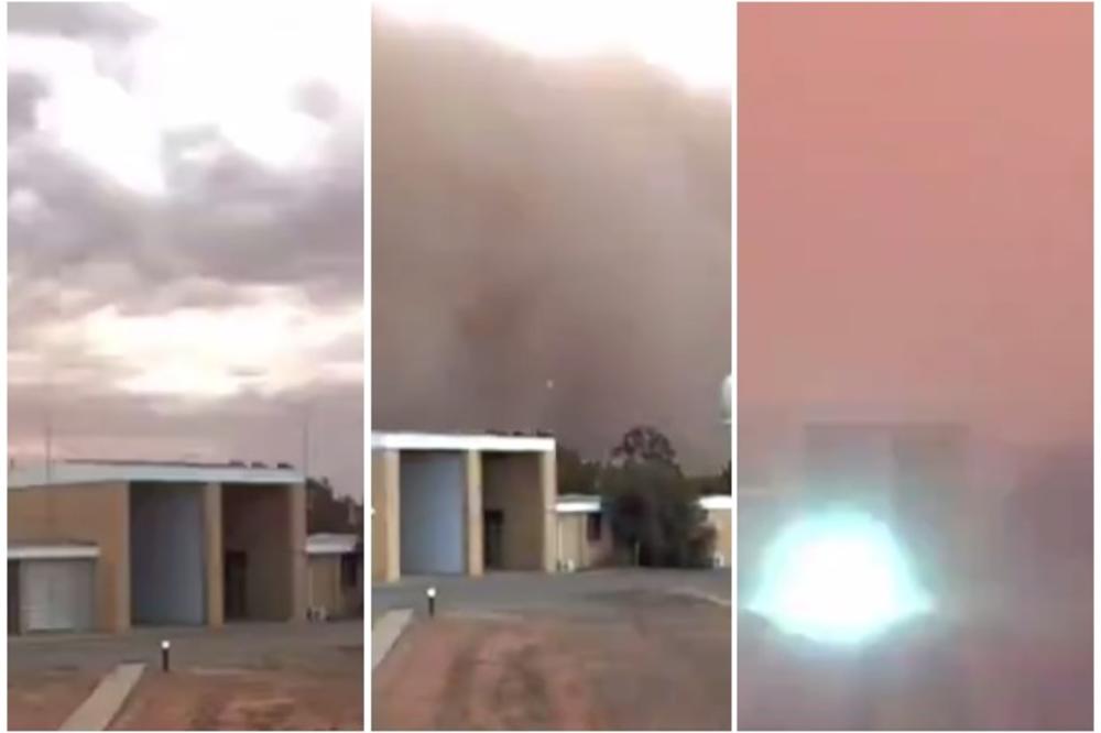 PEŠČANA OLUJA STIGLA IZNENADA I PROGUTALA GRAD ZA 5 MINUTA: Apokaliptične scene iz australijskog grada (VIDEO)