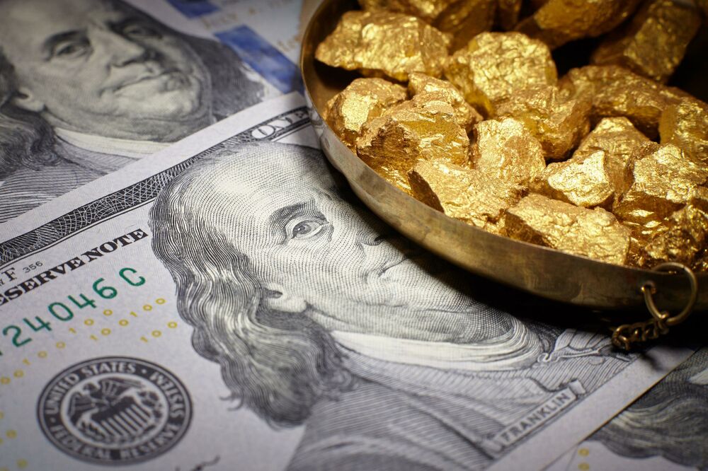 dolar, zlato, bogatstvo