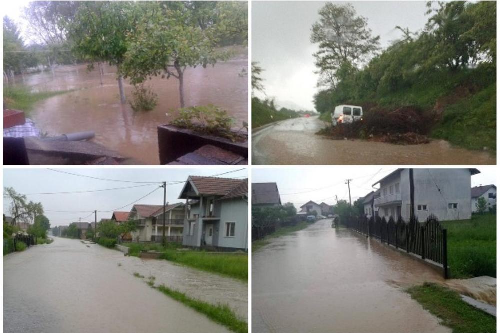 POPLAVE U BiH: Zbog obilnih padavina izlile se reke u Prijedoru i Novom Gradu, stanovništvo spasava stoku (FOTO, VIDEO)