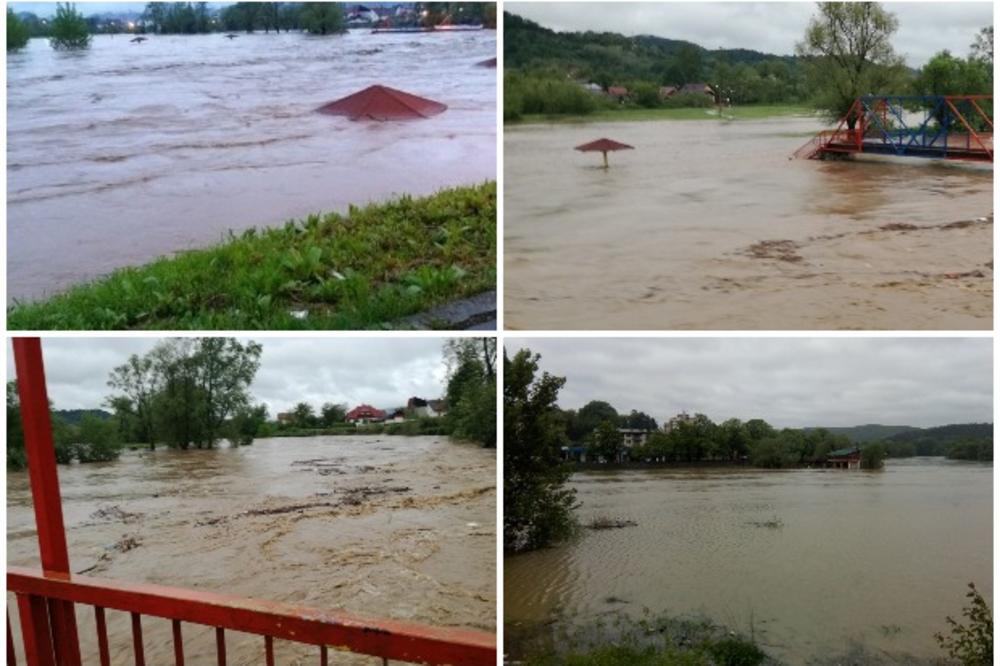 VANREDNA SITUACIJA ZBOG POPLAVA U TESLIĆU: Na području Novog grada izlilo se 5 reka, samo je Bosna za 2  sata porasla 126 centimetara (FOTO, VIDEO)