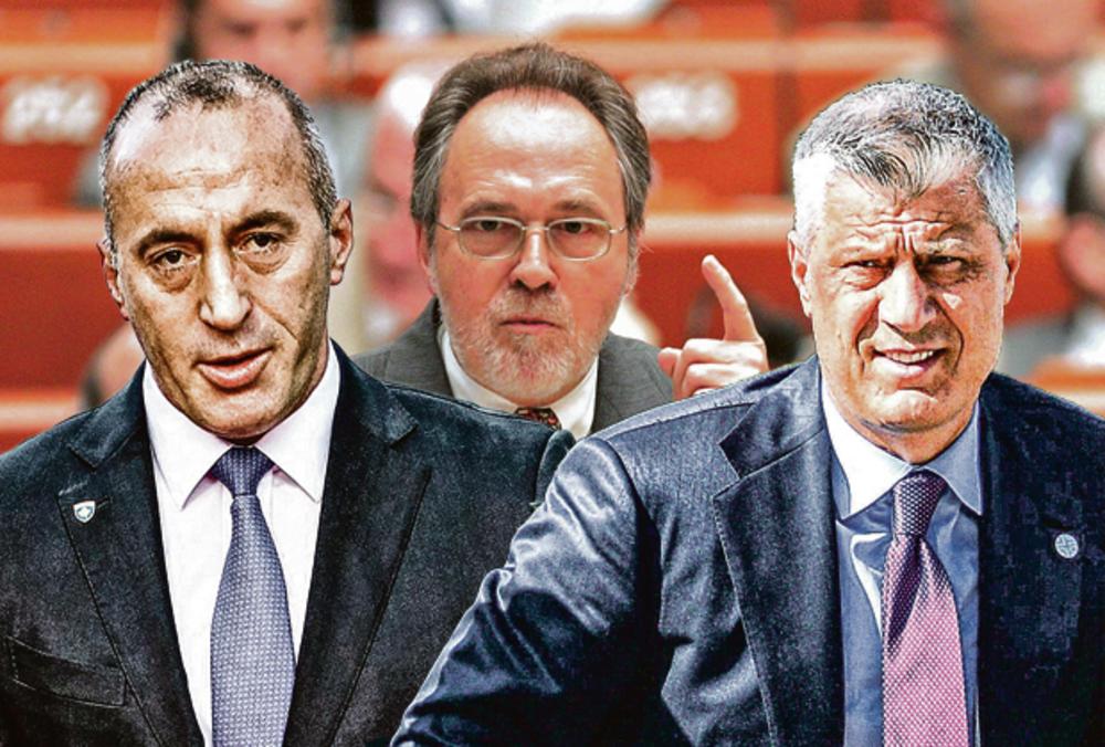 Ramuš Haradinaj, Dik Marti, Hašim Tači