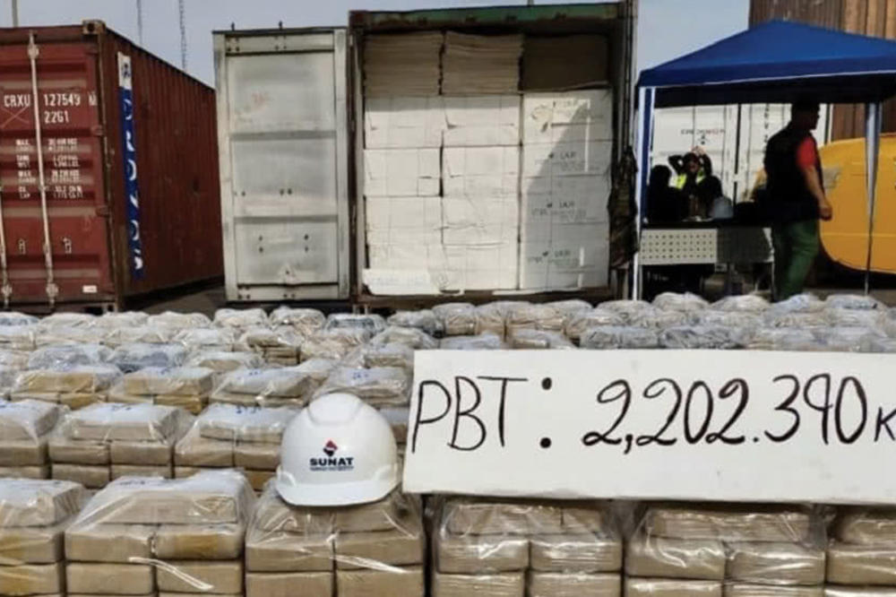OTKRIVEN TOVAR DROGE U PERUU: Crnogorci brodom švercovali 2 tone kokaina!