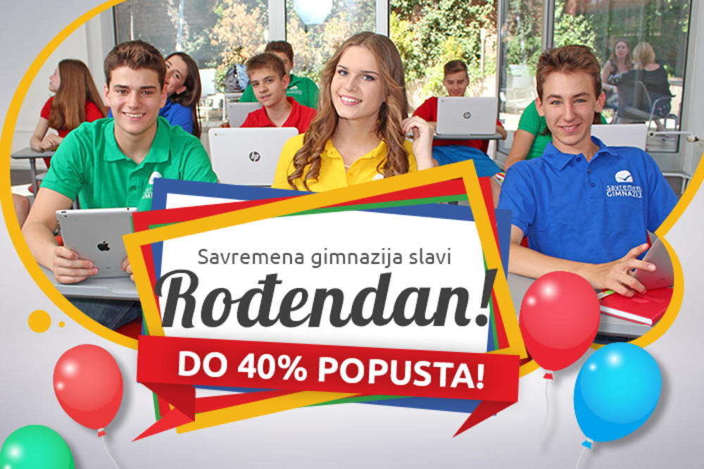 NAJSAVREMENIJA KEMBRIDŽ GIMNAZIJA U SRBIJI SLAVI ROĐENDAN: Upišite svoje dete uz 40% popusta