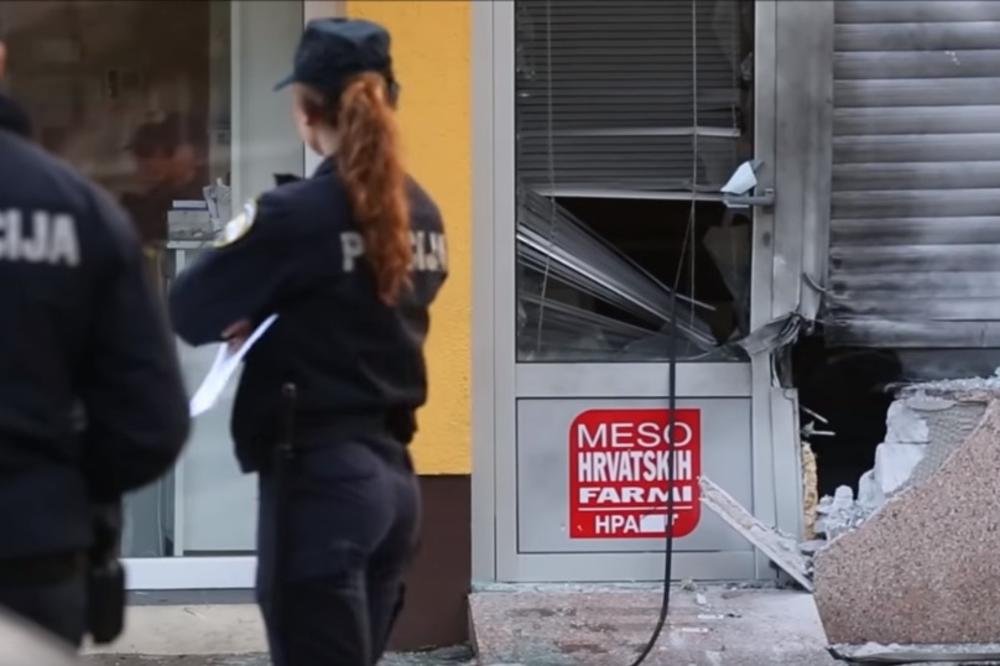 EKSPLOZIJA U ZAGREBU: Oštećena jedna od prodavnica na pijaci u naselju Gajnice! (VIDEO)