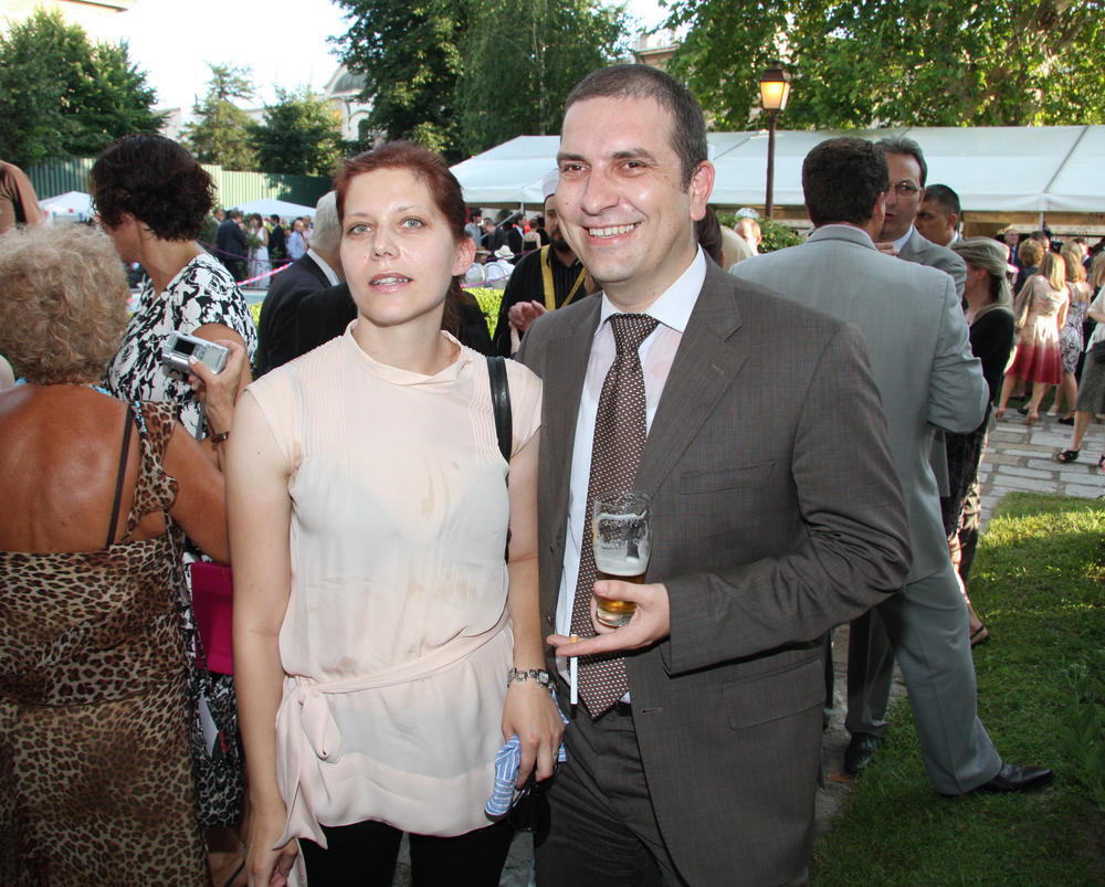 Ksenija sa suprugom 2010. godine