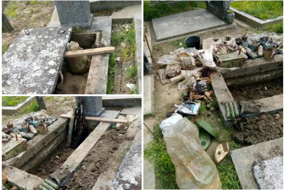KAO DA JE RAMBO SAHRANJEN U BOROVU SELU: Komunalci u grobu iz 1945. godine našli NEVIĐEN ARSENAL (FOTO)