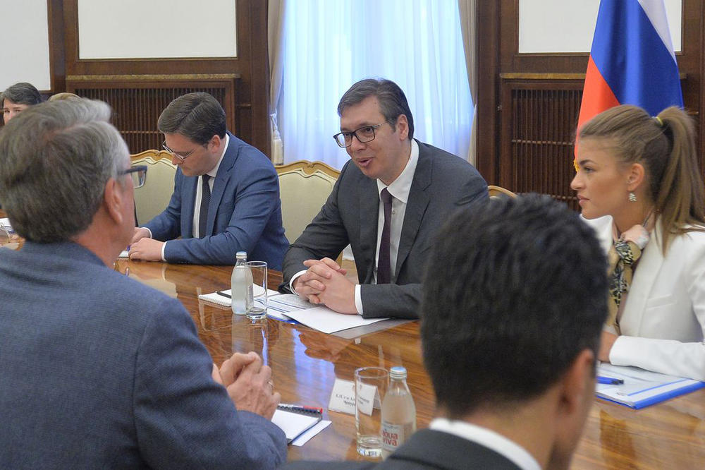 Predsednik Vučić sastao se sa rektorom Moskovskog državnog instituta za međunarodne odnose Ministarstva inostranih poslova Rusije