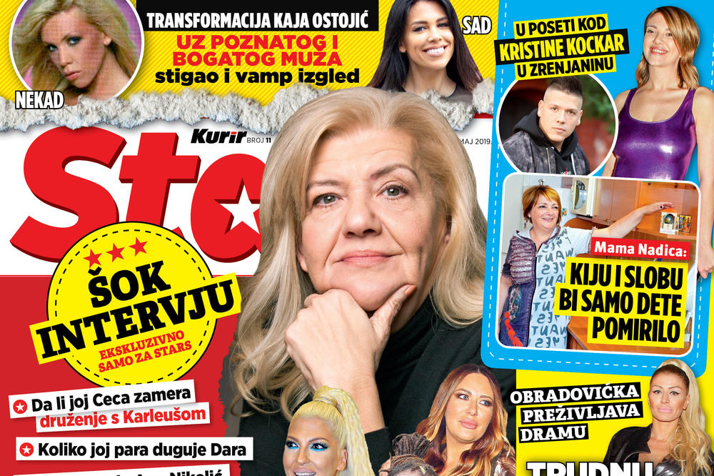 SUTRA U KURIRU POKLON MAGAZIN STARS: Marina Tucaković otkriva sve tajne estrade