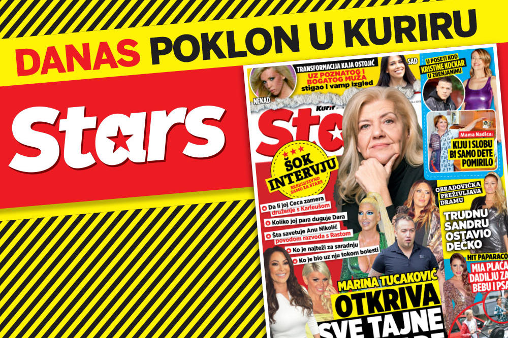 DANAS POKLON U KURIRU! MAGAZIN STARS: Marina Tucaković otkriva da li joj Ceca zamera zbog druženja s Karleušom