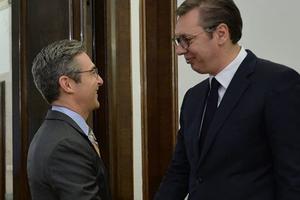 SUSRET NA ANDRIĆEVOM VENCU: Vučić i Vilson razgovarali o bezbednosnoj situaciji na Zapadnom Balkanu