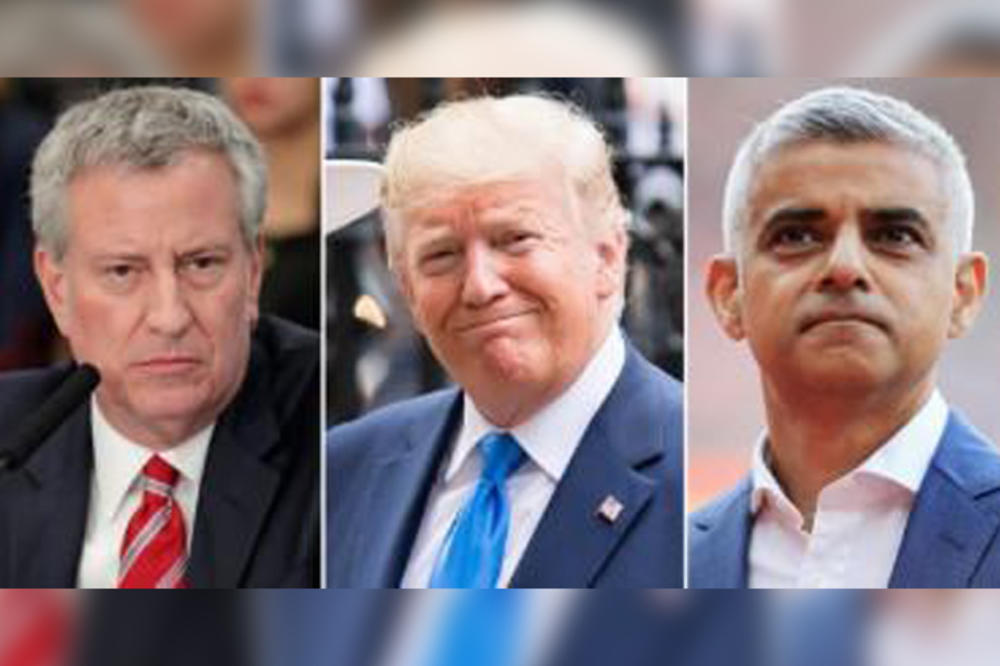 NEVIĐENI POLITIČKI SKANDAL: Tramp izvređao gradonačelnike Londona i Njujorka,  nazvao ih GLUPIM I NESPOSOBNIM, ali mu ni oni nisu ostali dužni! (VIDEO)