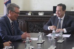 ZADOVOLJNI UZLAZNIM TRENDOM: Dačić i Čepurin o daljoj svestrasnoj saradnji Srbije i Rusije