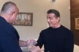 RAMBO UDARIO NA BUGARSKOG PREMIJERA: Borisov i Stalone obarali ruke (VIDEO)