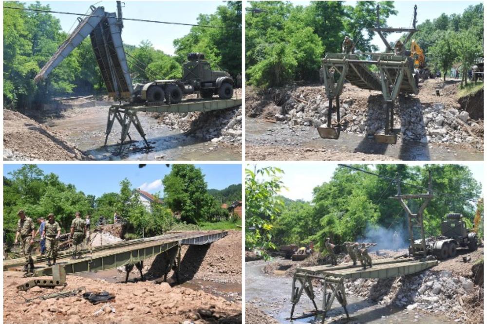 NAKON TEŠKE KATASTROFE KOJA JE ZADESILA SIRČU STIGLA NAJBITNIJA POMOĆ: Konačno postavljen lansirni most (FOTO)