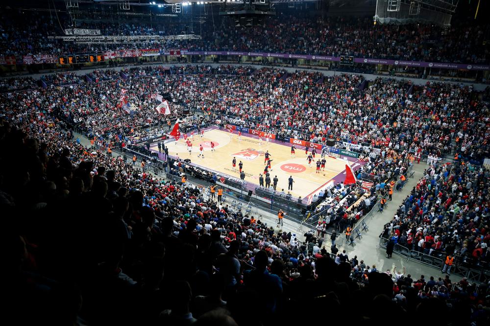 ZVEZDA U ARENI: Crveno-beli će Evroligu igrati u najvećoj dvorani na Balkanu