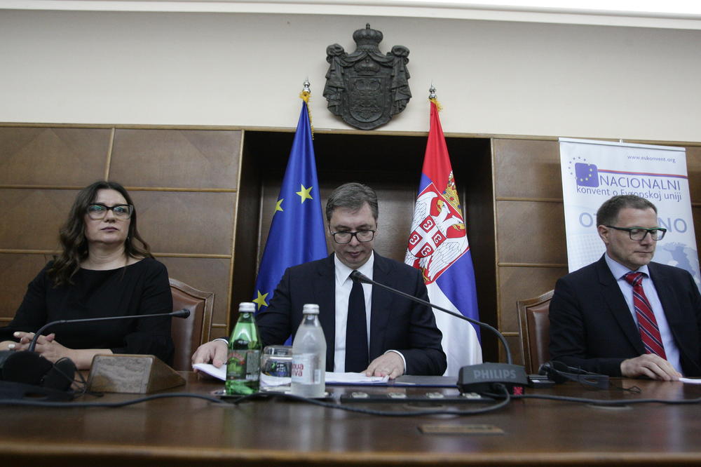VUČIĆ: Srbija radi na rešenju pitanja KiM zbog sebe, a ne zbog EU