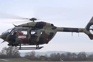 SLETEO NA BATAJNICU: Prvi Erbasov helikopter H145M stigao na beogradski vojni aerodrom