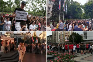 MALI MATURANTI PROTESTOVALI ŠIROM SRBIJE: Pobunili se u Novom Sadu, Kragujevcu, Nišu i Kruševcu (VIDEO)