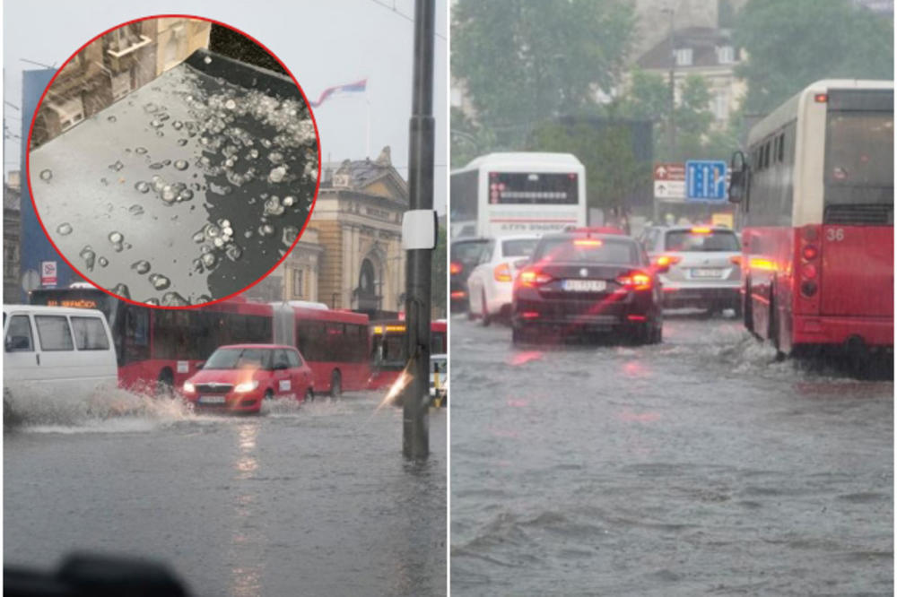 DRAMATIČNO! REKE TEKU ULICAMA, KOLA PLOVE BEOGRADOM: Pogledajte kako je poplavljen grad! Ne zna se gde je gore, da li na auto-putu, u Savskoj ili na Trgu Nikole Pašića! (KURIR TV)
