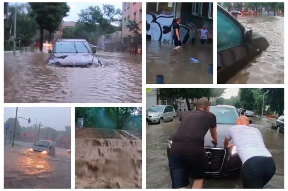 NEVREME URNISALO EVROPU:  Automobili do krova u vodi, REKE TEKU ULICAMA! U Mađarskoj za 1 dan napadalo kiše ko za MESEC DANA!  (FOTO, VIDEO)