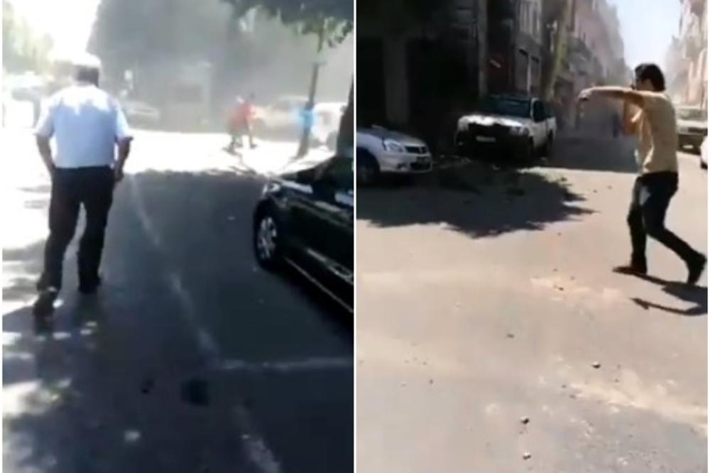 DVA VEZANA BOMBAŠKA NAPADA U TUNISU! BOMBAŠI SAMOUBICE SE RAZNELI USRED BELA DANA: Poginuo jedan policajac, devet ljudi ranjeno (VIDEO)