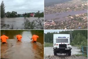 POTOP U SIBIRU: 700 kuća pod vodom, reke nose sve pred sobom! Najgore poplave u poslednjih 30 godina, a prognoza kaže da će biti još gore (VIDEO)