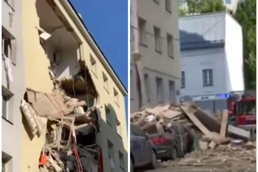 ODNELA JE DVA ŽIVOTA, A SADA ĆE JE SRAVNITI SA ZEMLJOM: Stanarima čija je zgrada urušena u eksploziji gasa Beč će obezbediti alternativni smeštaj! (VIDEO)